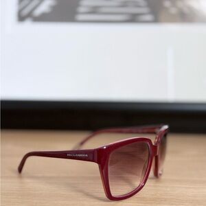 Dolce & Gabbana Deep Red Sunglasses